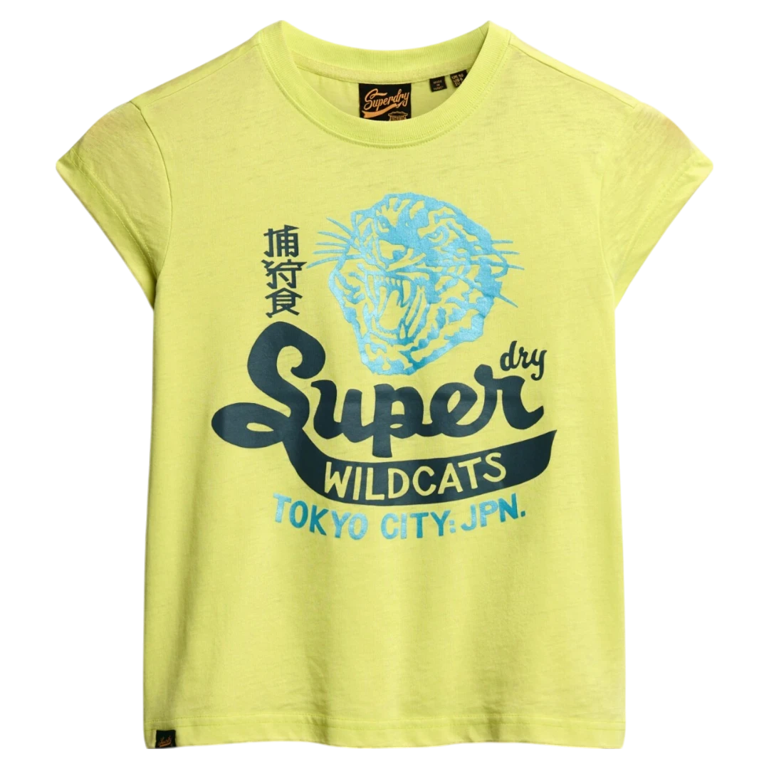 SUPERDRY ŽENSKA MAJICA ŽUTA 42157