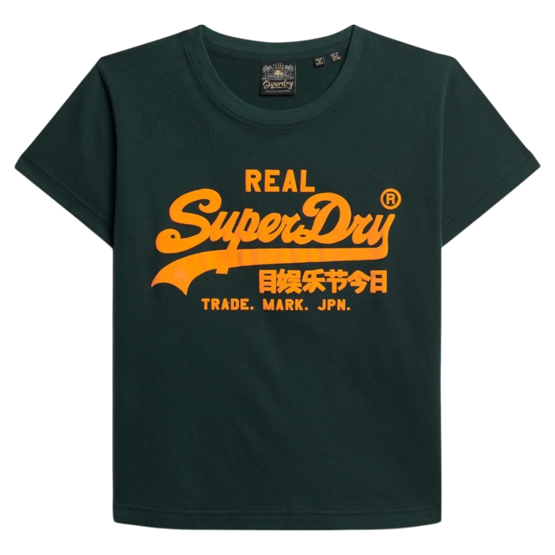 SUPERDRY ŽENSKA MAJICA ZELENA 42162