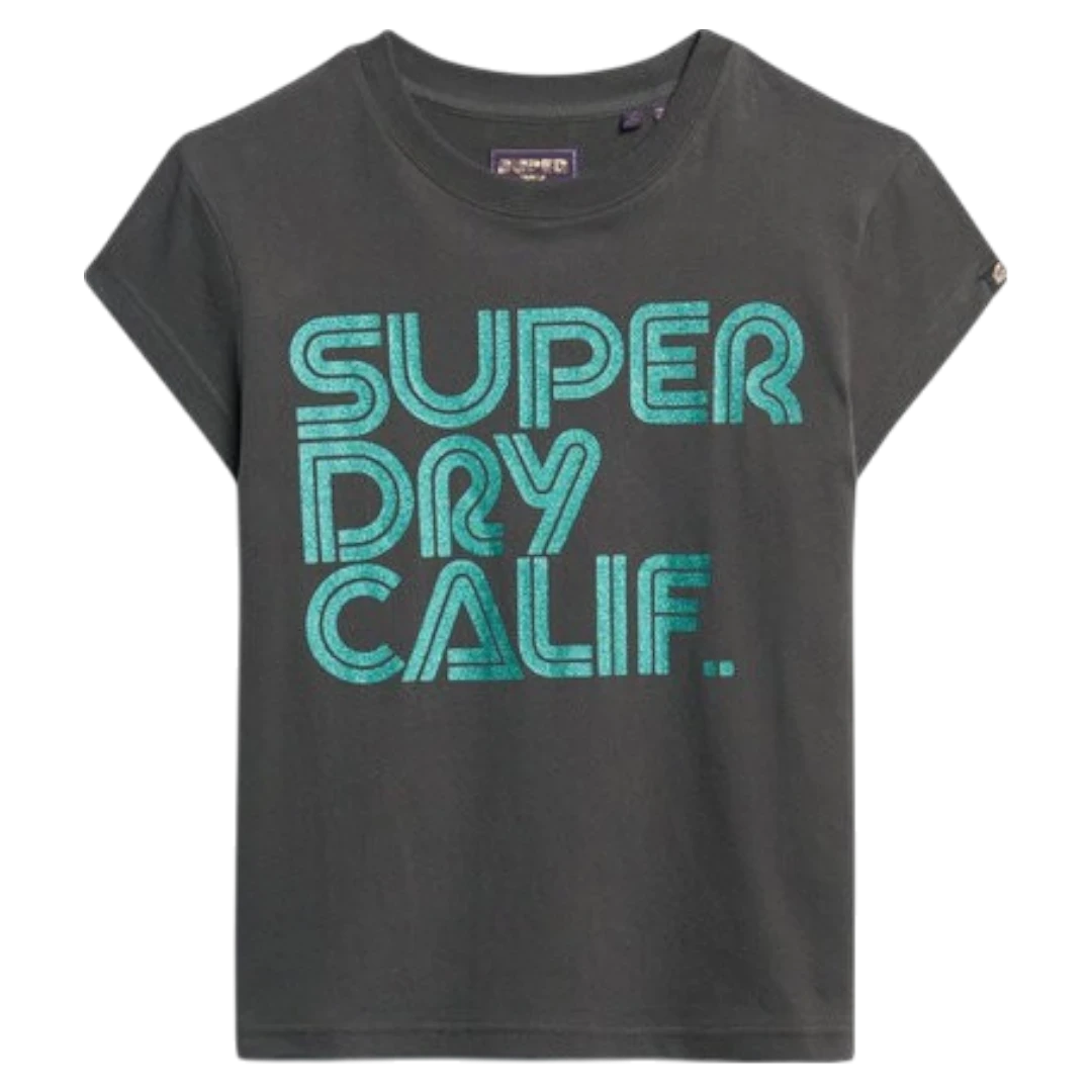 SUPERDRY ŽENSKA MAJICA CRNA 42164