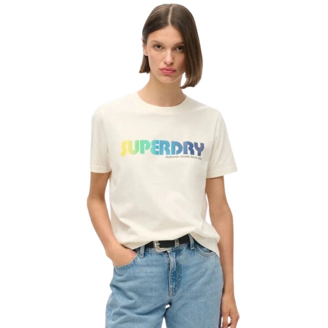 SUPERDRY ŽENSKA MAJICA BEŽ 42168
