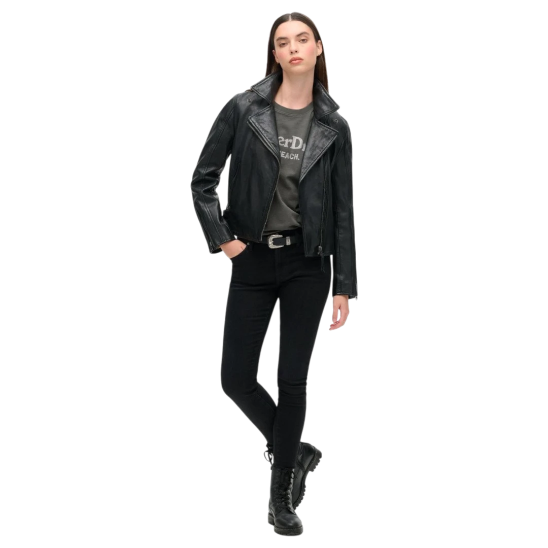 SUPERDRY ŽENSKA MAJICA CRNA 47651