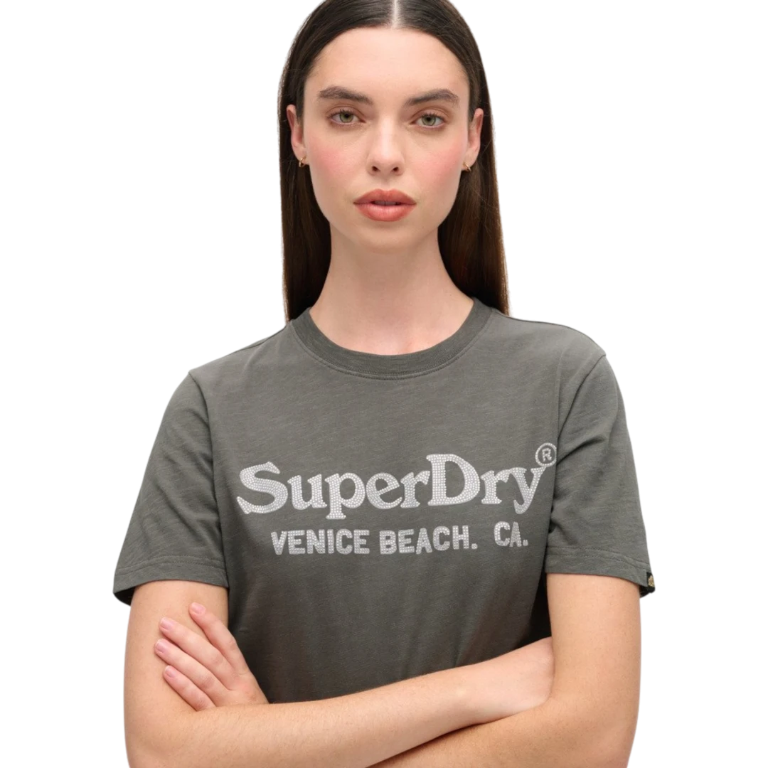 SUPERDRY ŽENSKA MAJICA CRNA 47651
