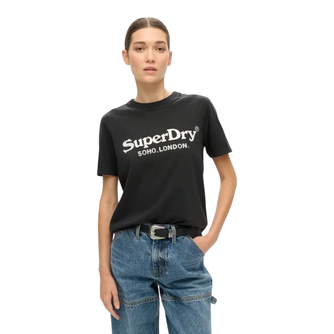 SUPERDRY ŽENSKA MAJICA CRNA 47653