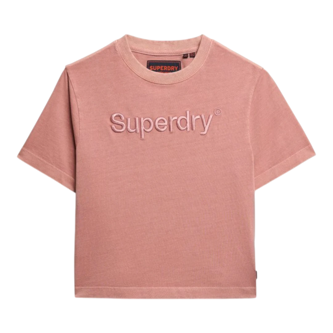 SUPERDRY ŽENSKA MAJICA ROZA 47654