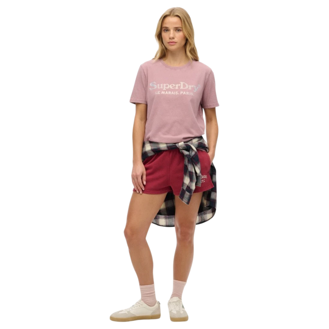 SUPERDRY ŽENSKA MAJICA LJUBIČASTA 47656