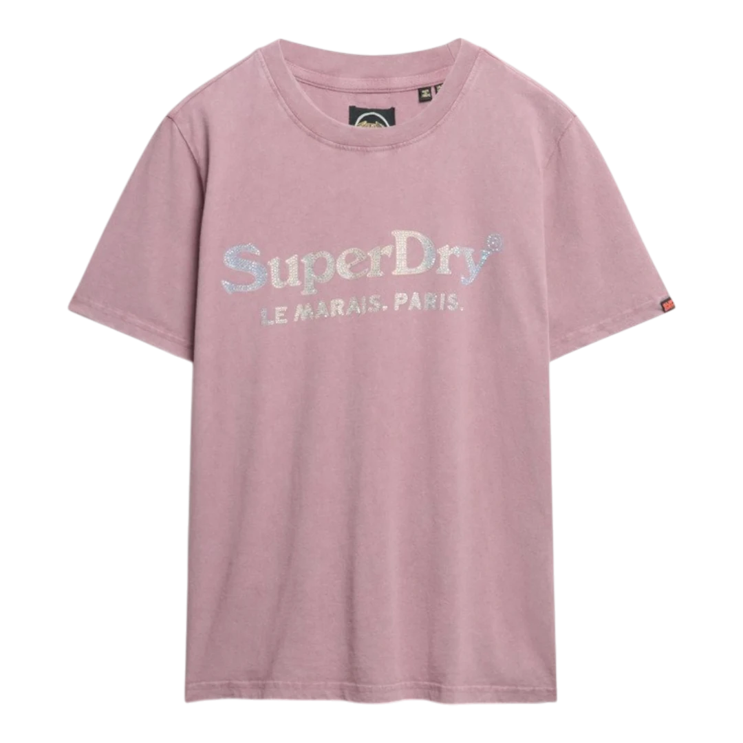 SUPERDRY ŽENSKA MAJICA LJUBIČASTA 47656
