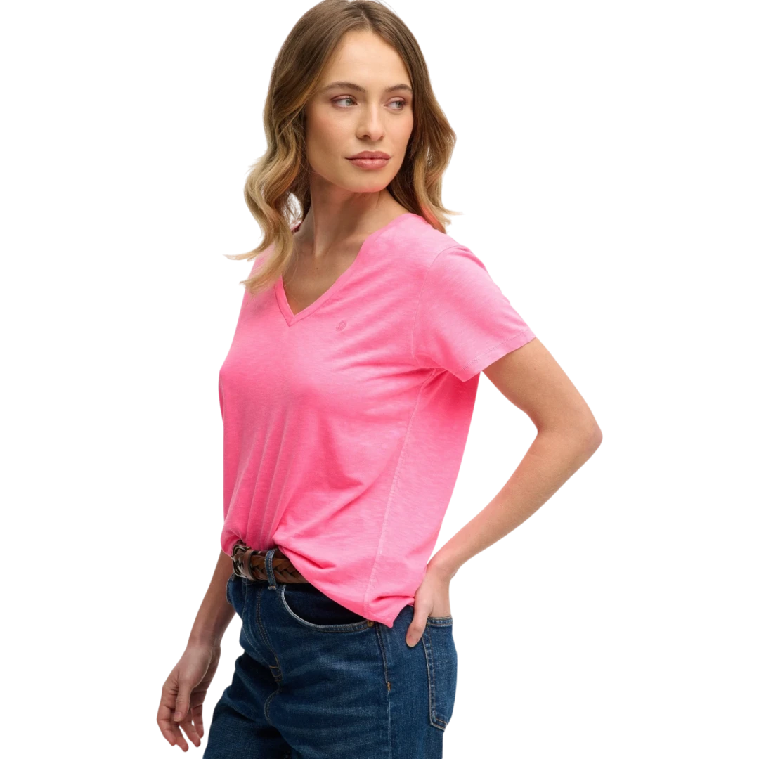 SUPERDRY ŽENSKA MAJICA ROZA 50281