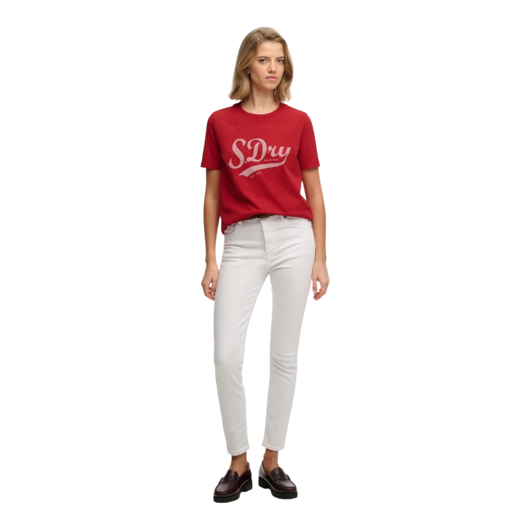 SUPERDRY ŽENSKA MAJICA CRVENA 50282
