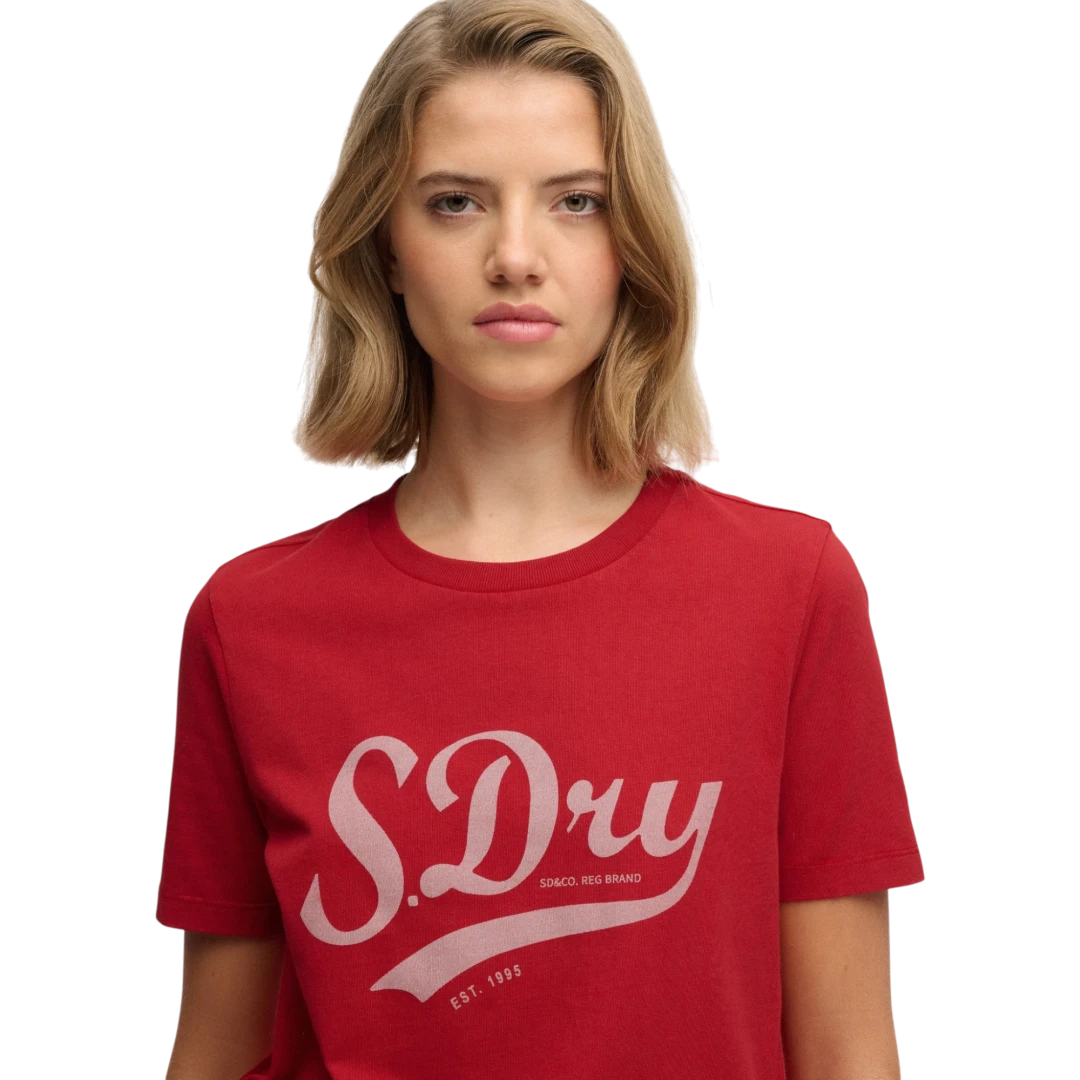 SUPERDRY ŽENSKA MAJICA CRVENA 50282