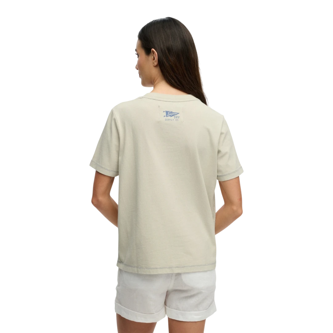 SUPERDRY ŽENSKA MAJICA BEŽ 50283