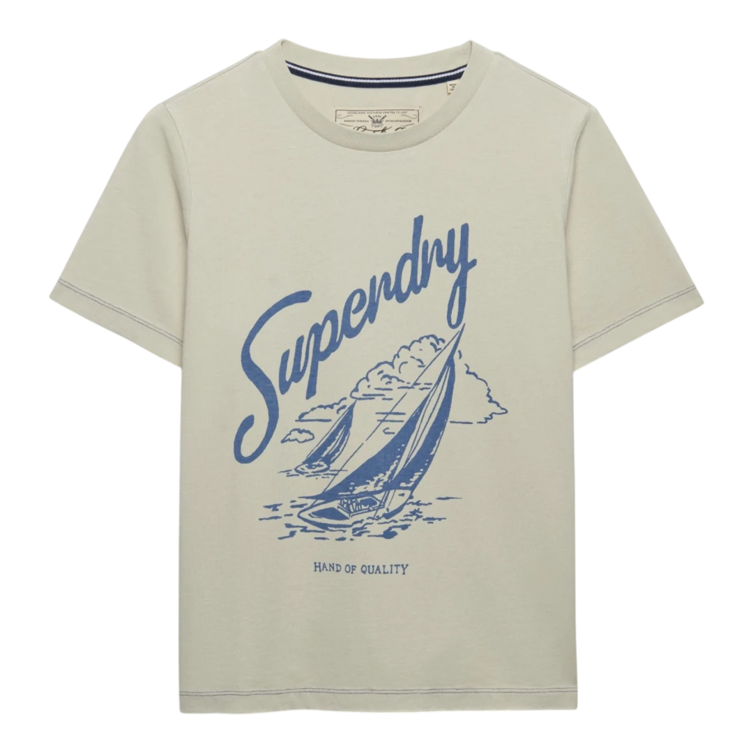 SUPERDRY ŽENSKA MAJICA BEŽ 50283