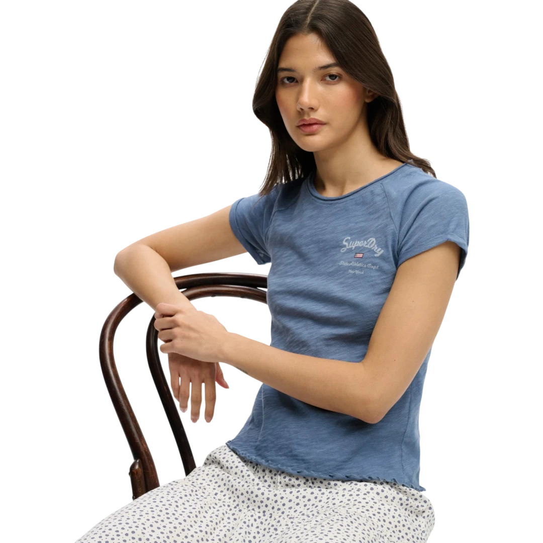 SUPERDRY ŽENSKA MAJICA PLAVA 50285