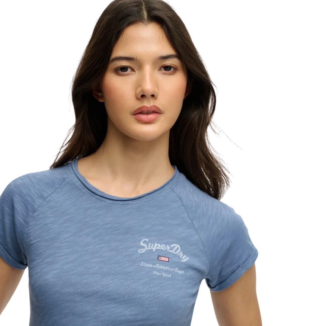 SUPERDRY ŽENSKA MAJICA PLAVA 50285