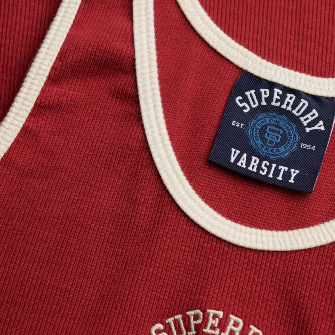 SUPERDRY ŽENSKA MAJICA BORDO 50298