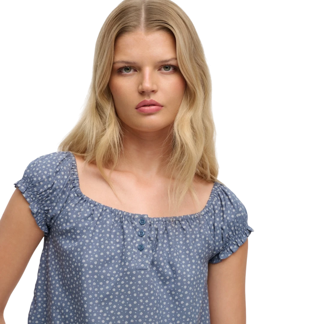SUPERDRY ŽENSKA MAJICA PLAVA 50299