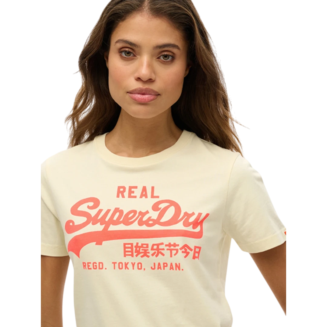 SUPERDRY ŽENSKA MAJICA BEŽ 52786