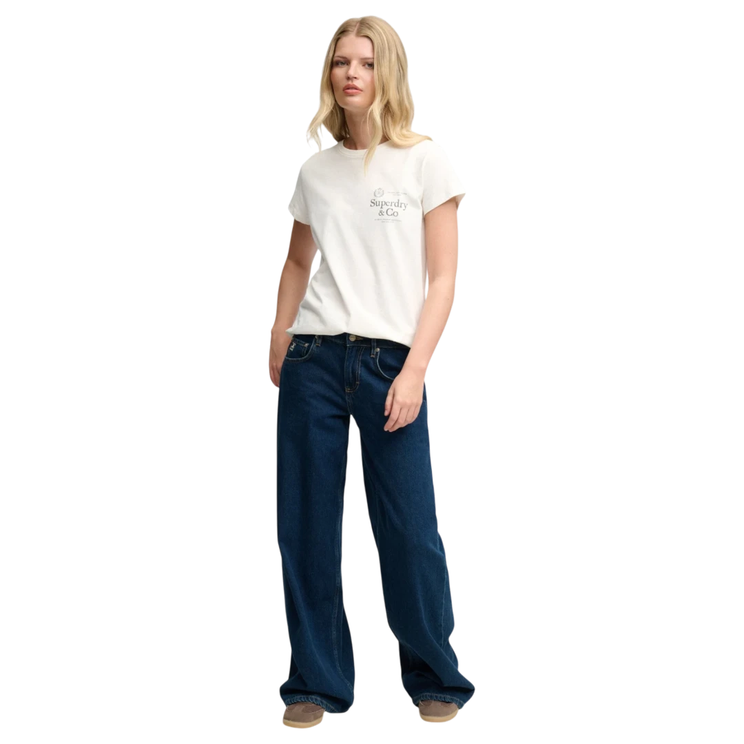 SUPERDRY ŽENSKA MAJICA BEŽ 53134
