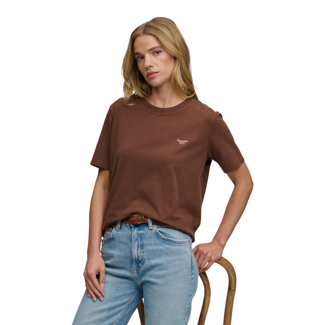 SUPERDRY ŽENSKA MAJICA SMEĐA 53137