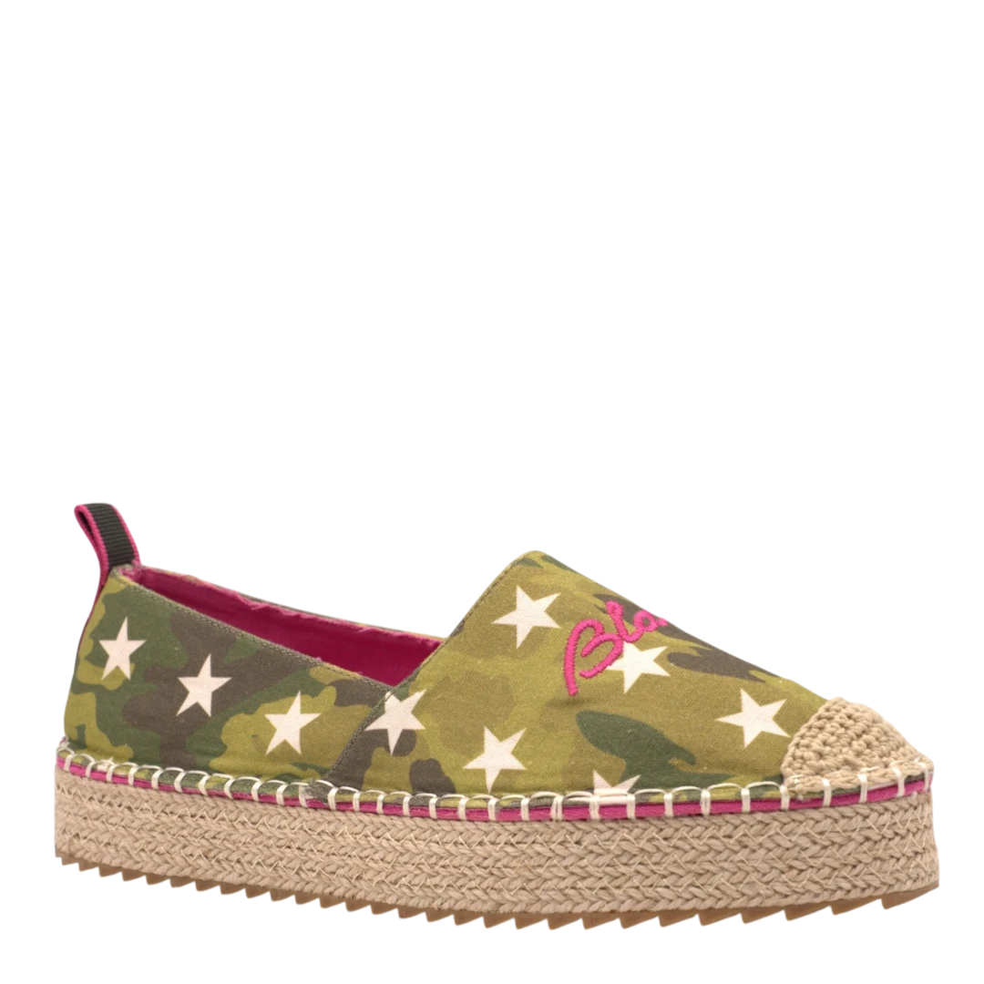 BLAUER ŽENSKE ESPADRILE KAMUFLAŽ 20576