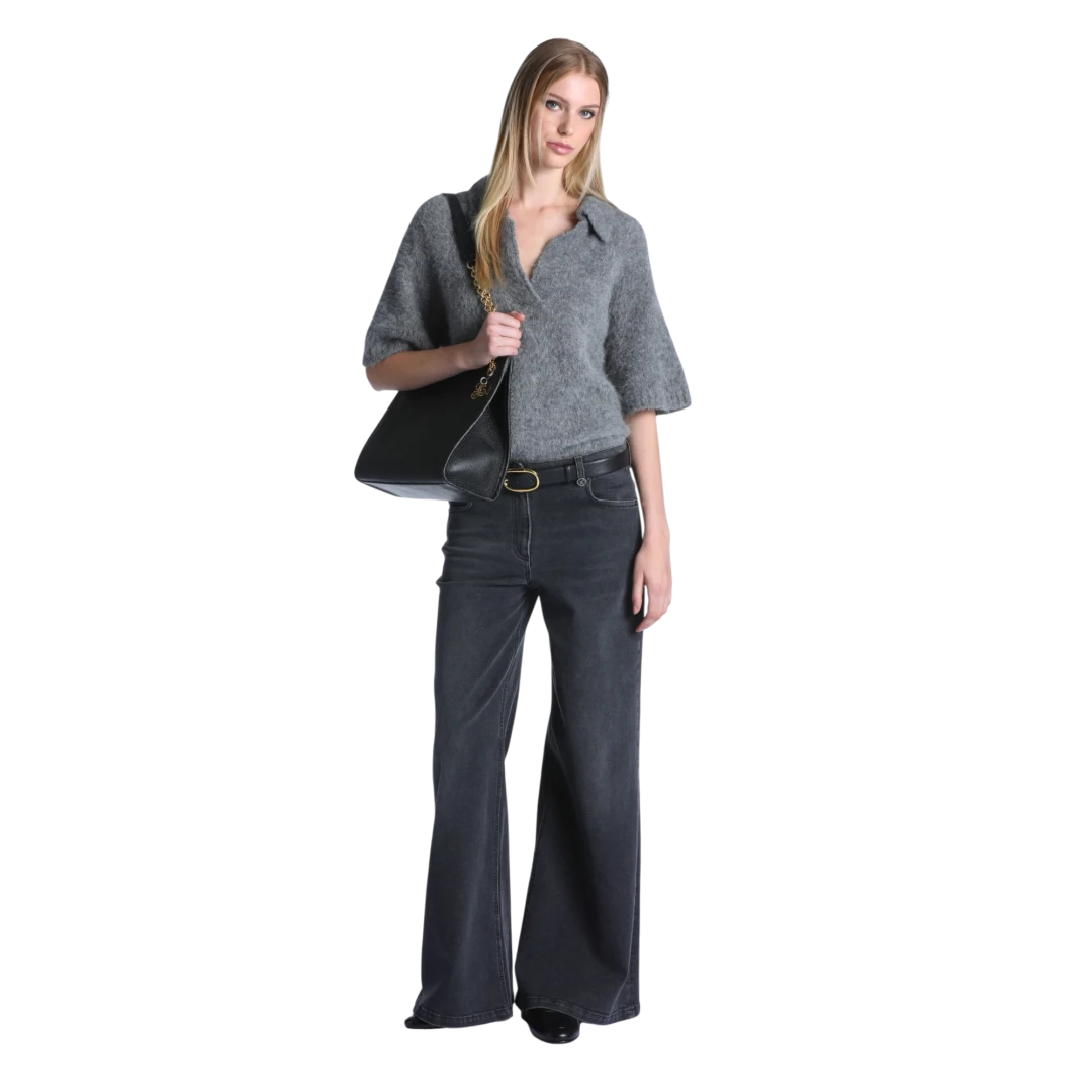 Luisa Spagnoli ŽENSKA POLO MAJICA SIVA 54153