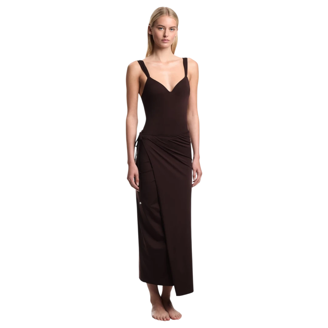 EMPORIO ARMANI ŽENSKA SUKNJA SMEĐA 50694