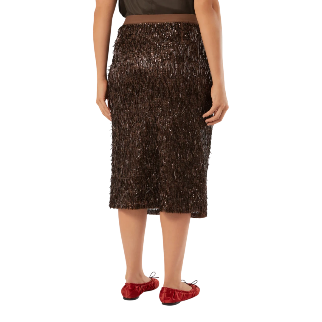 MARINA RINALDI ŽENSKA SUKNJA SMEĐA 50433