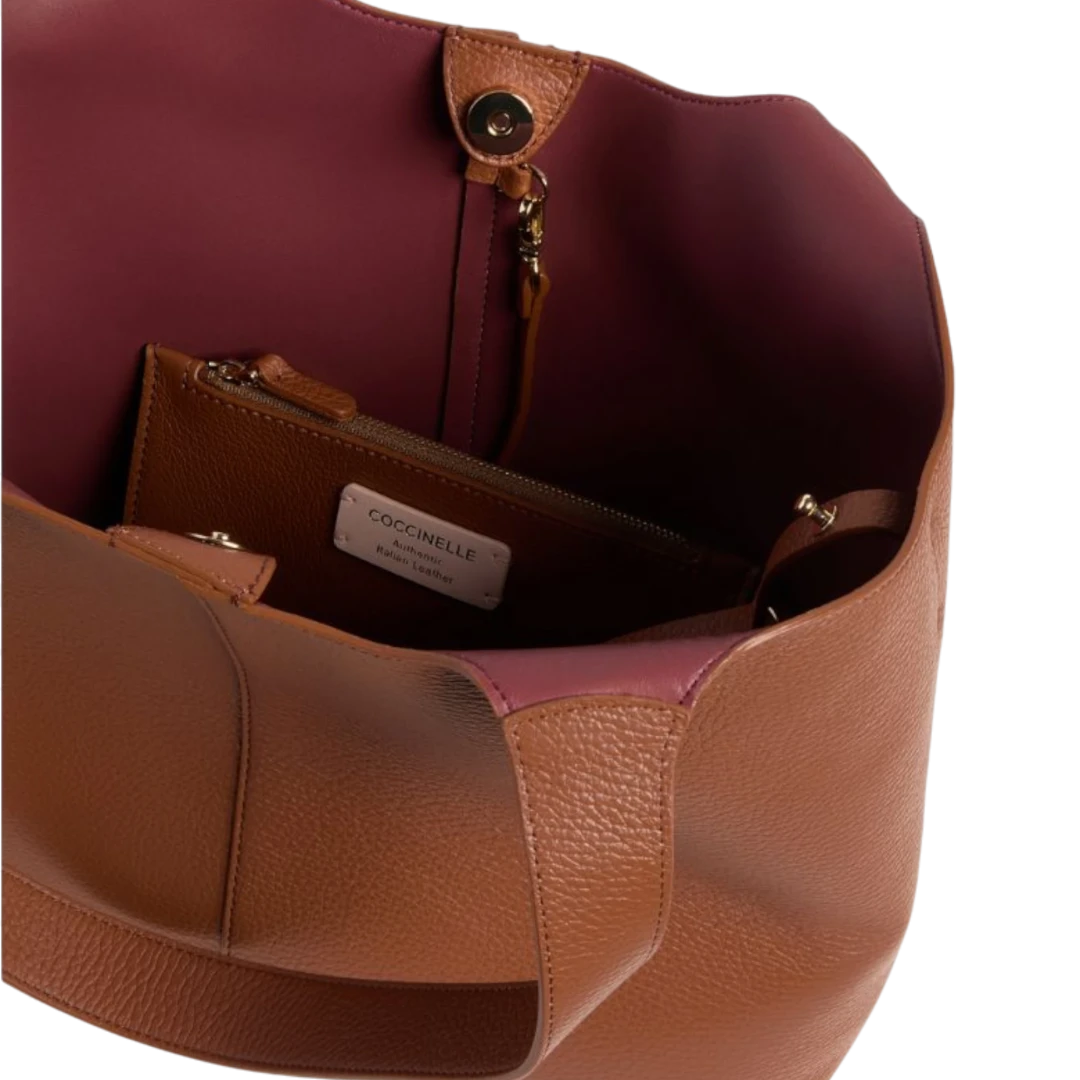 COCCINELLE ŽENSKA TORBA SMEĐA 51363