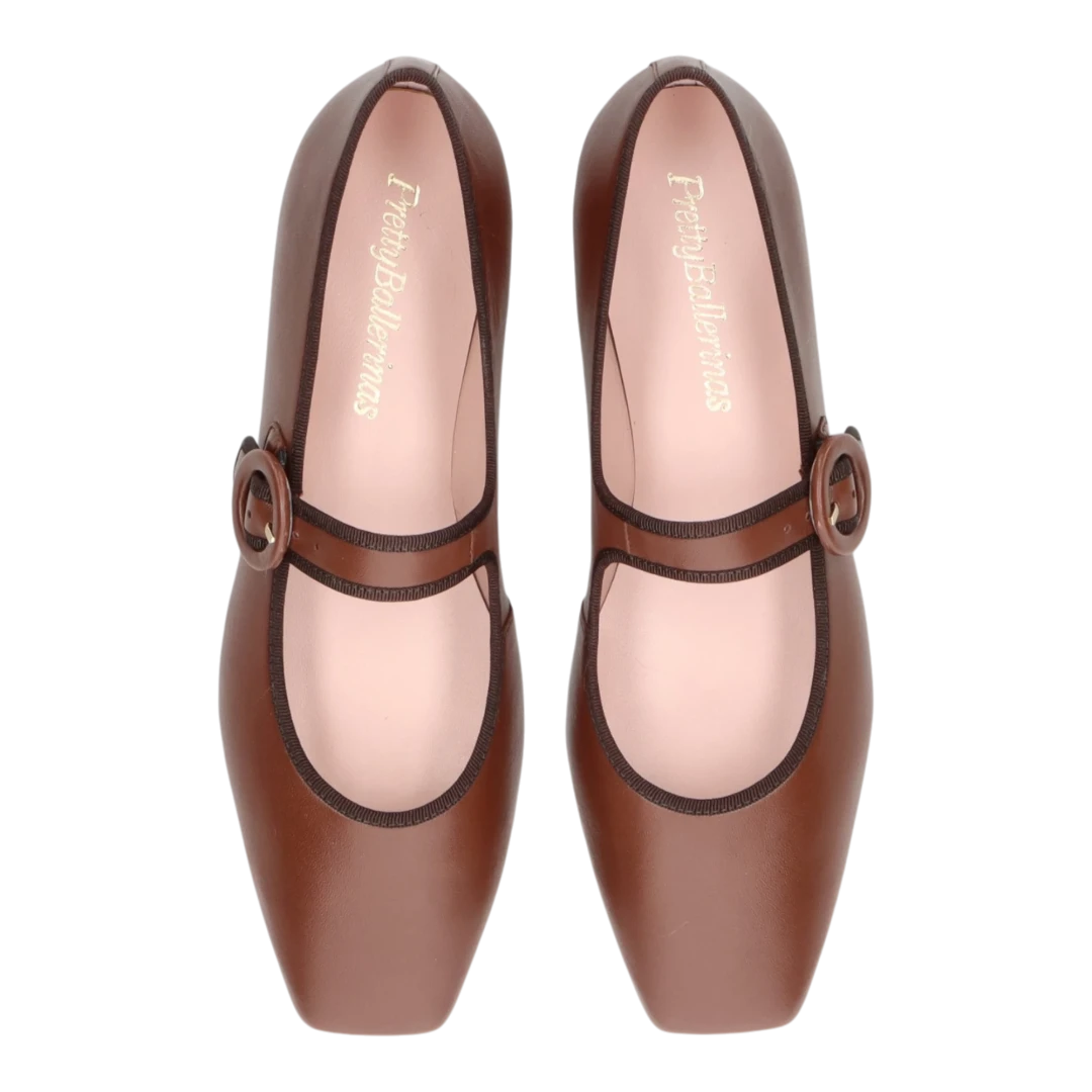 PRETTY BALLERINAS ŽENSKE CIPELE SMEĐA 52535