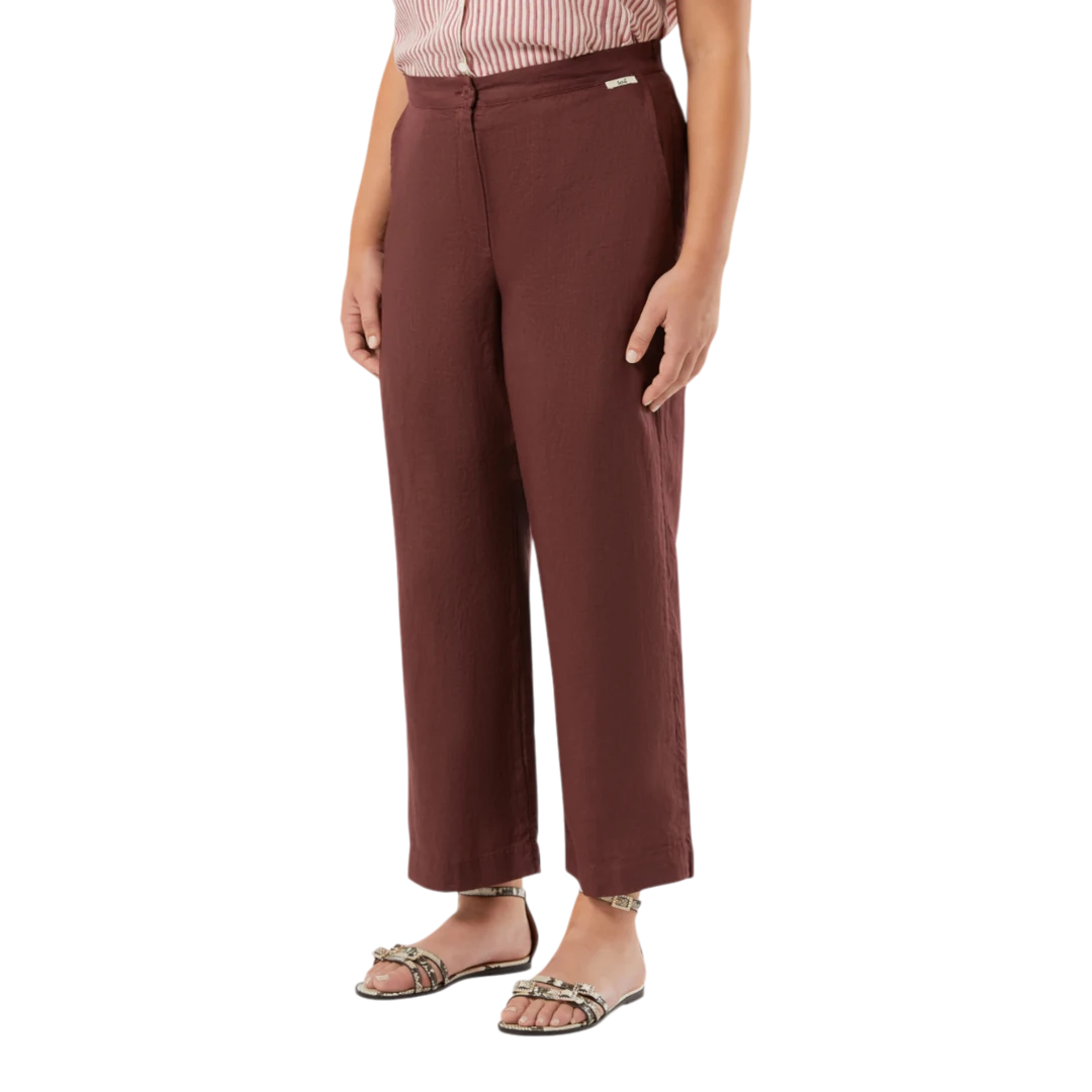 MARINA RINALDI ŽENSKE HLAČE BORDO 50440