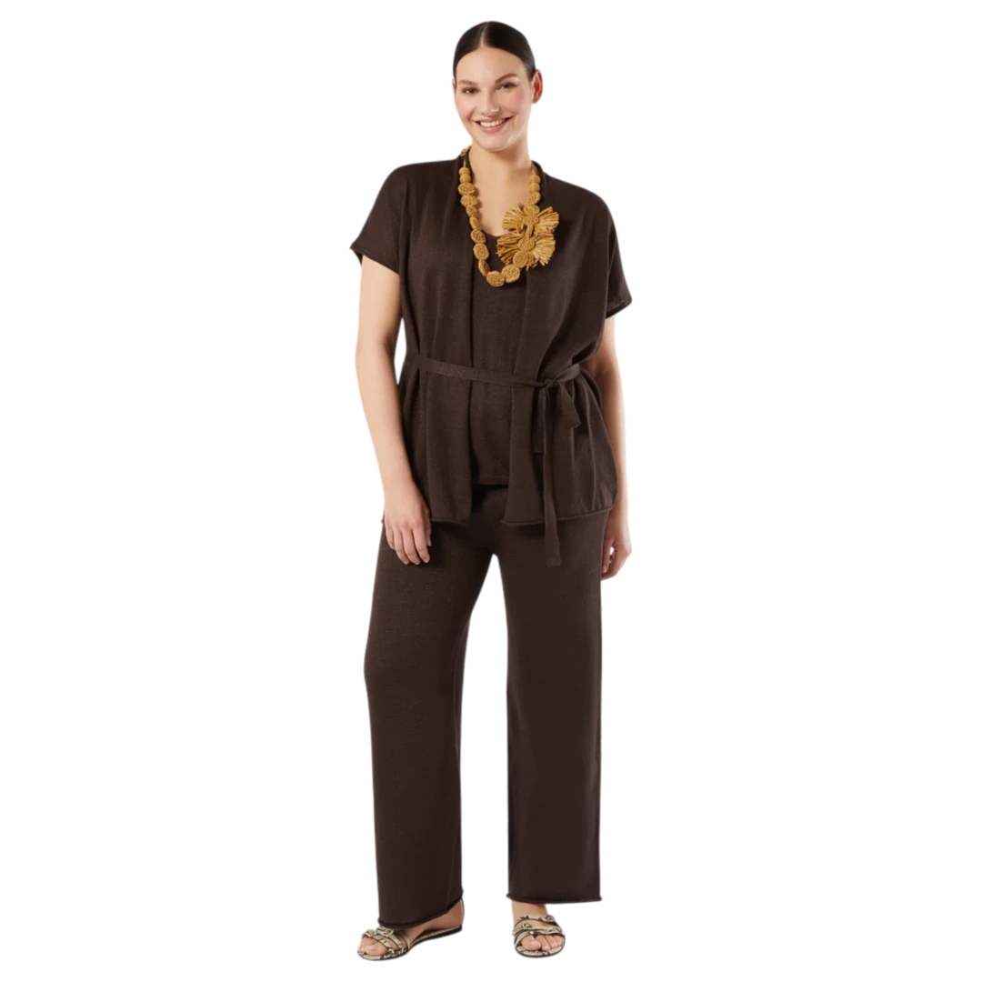 MARINA RINALDI ŽENSKE HLAČE SMEĐA 50457