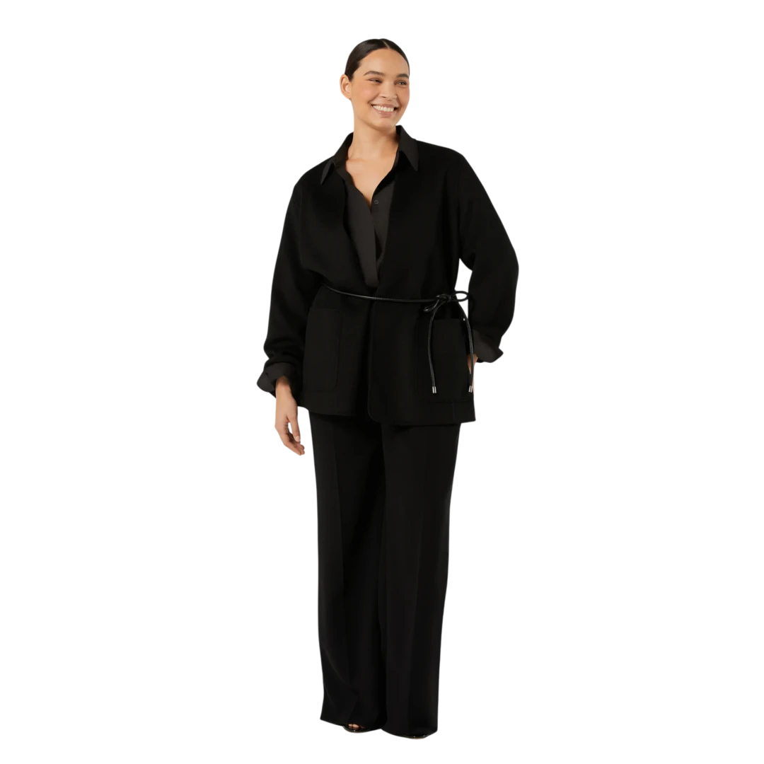 MARINA RINALDI ŽENSKE HLAČE CRNA 52210