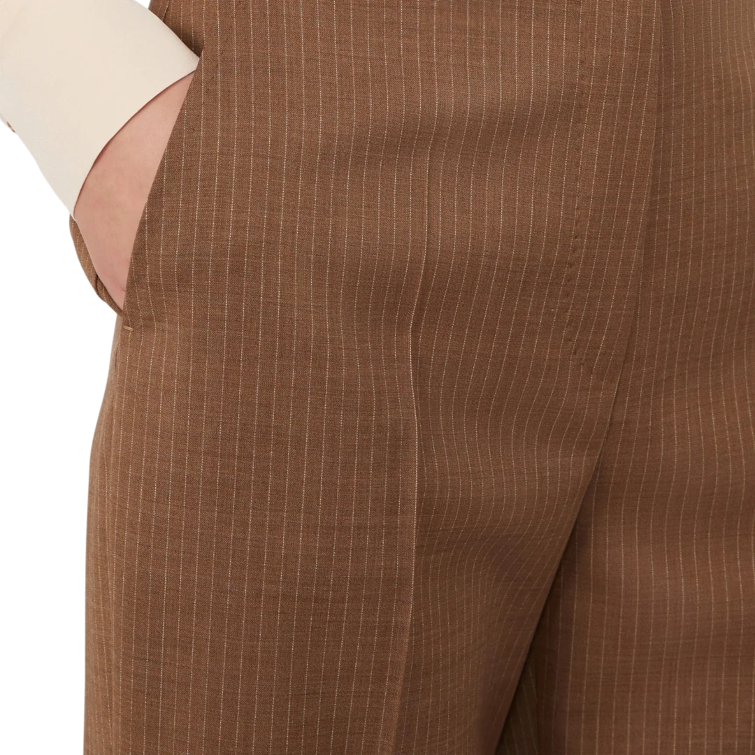 MAX MARA STUDIO ŽENSKE HLAČE BEŽ 52139