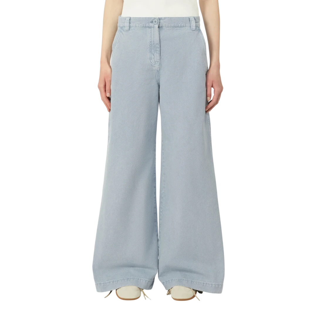 MAX MARA WEEKEND ŽENSKE HLAČE PLAVA 50349