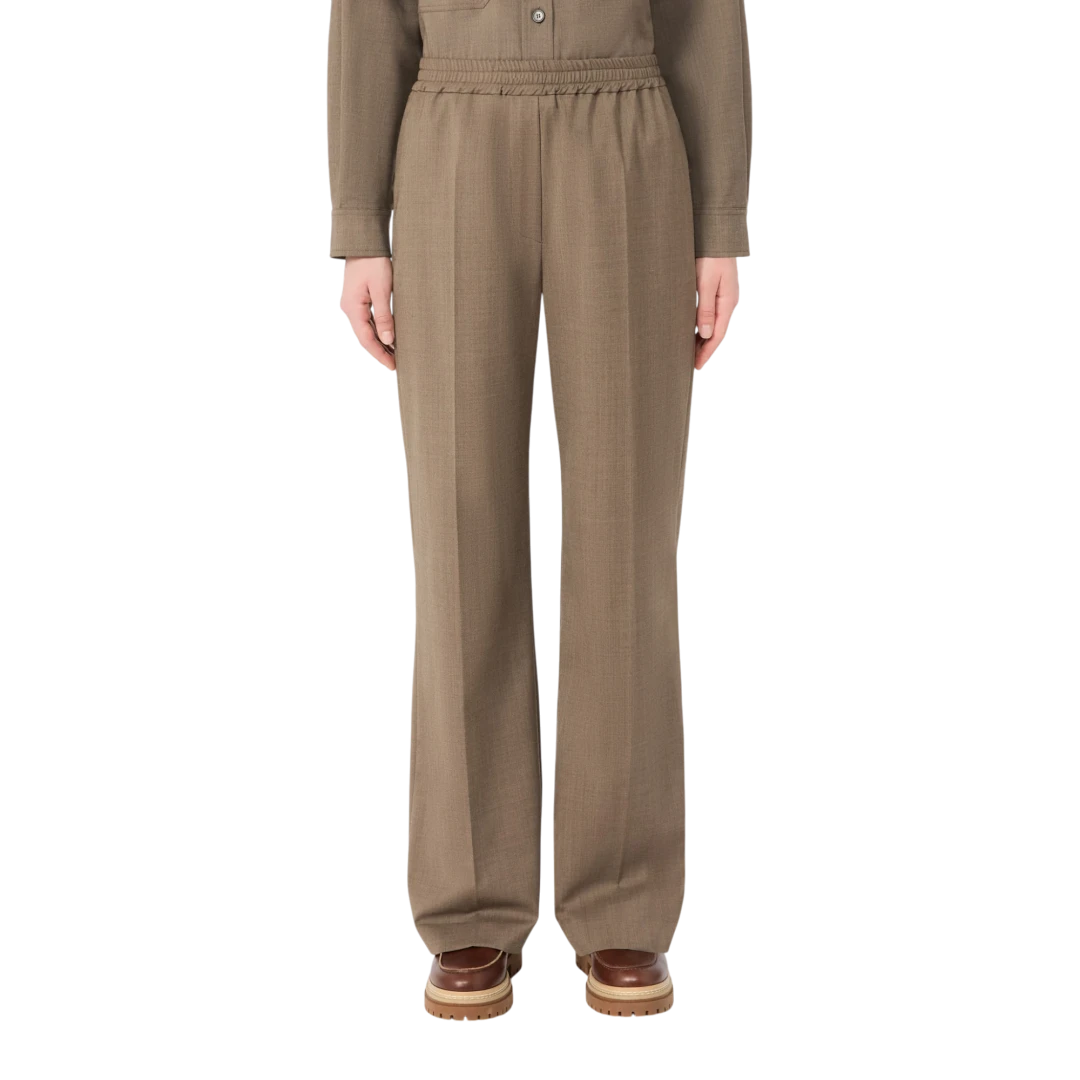 MAX MARA WEEKEND ŽENSKE HLAČE SMEĐA 51969