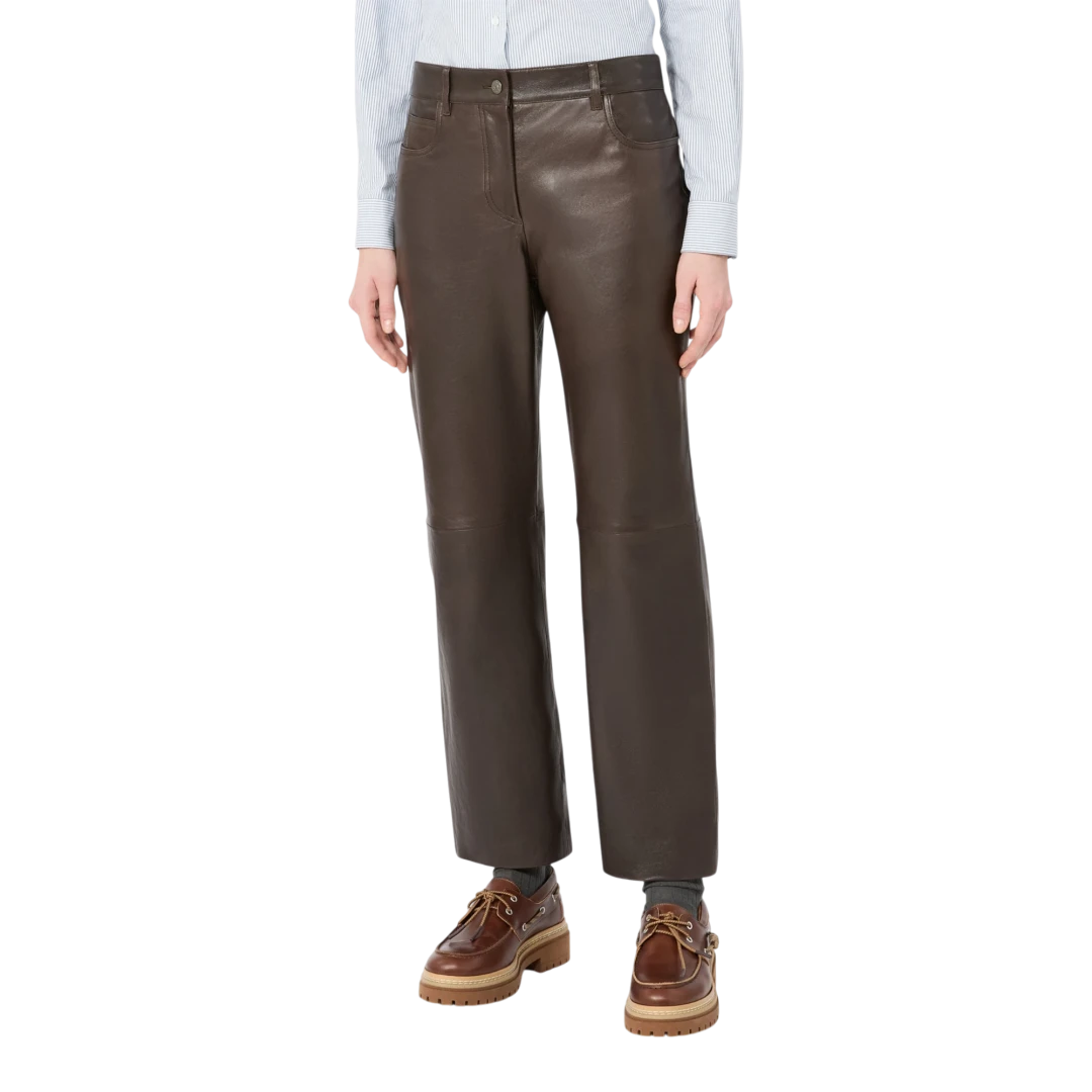 MAX MARA WEEKEND ŽENSKE HLAČE SMEĐA 52018