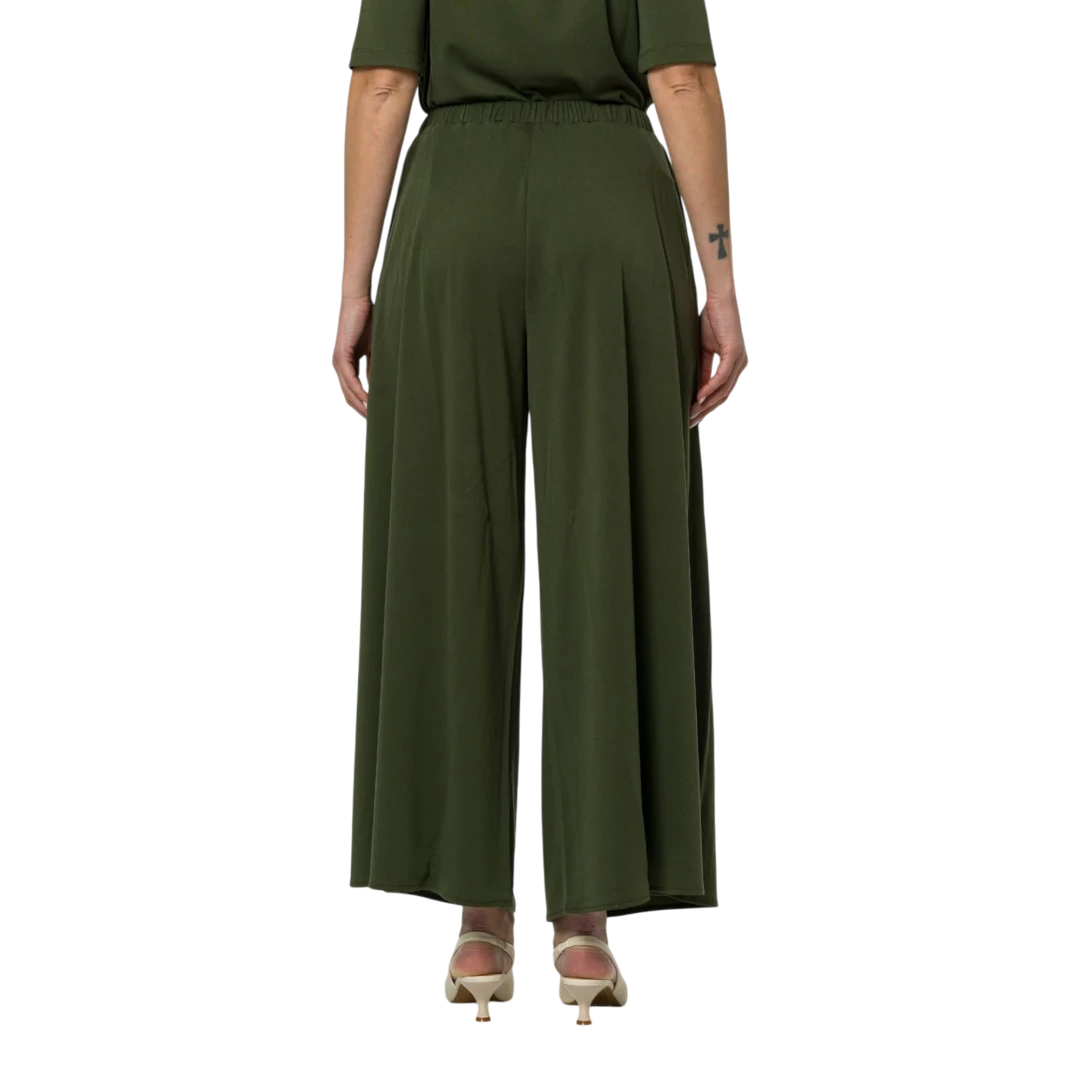 MM by Max Mara ŽENSKE HLAČE ZELENA 50409