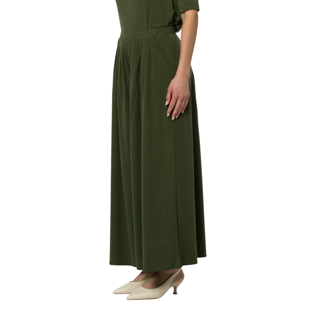 MM by Max Mara ŽENSKE HLAČE ZELENA 50409