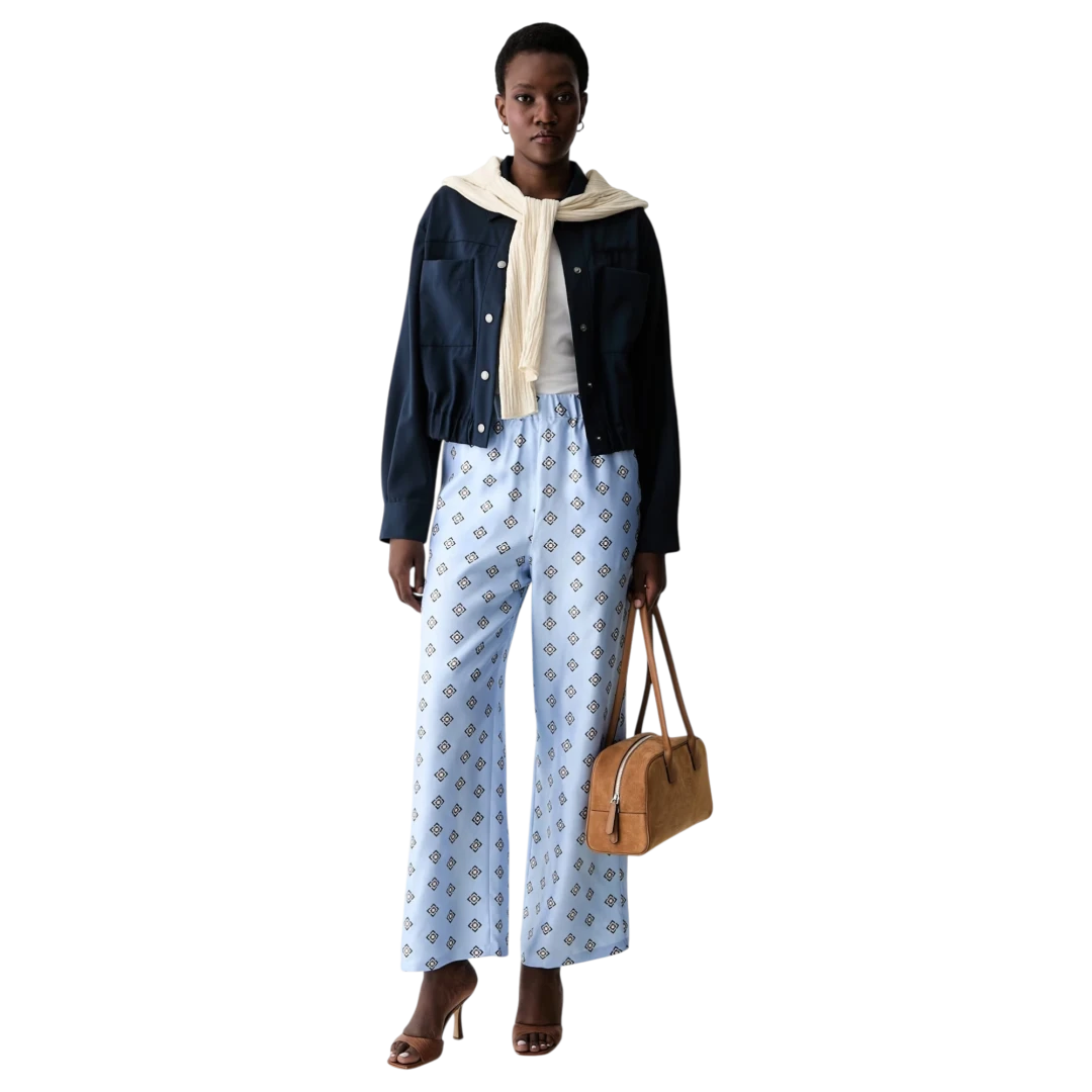 MM by Max Mara ŽENSKE HLAČE SMEĐA 52138