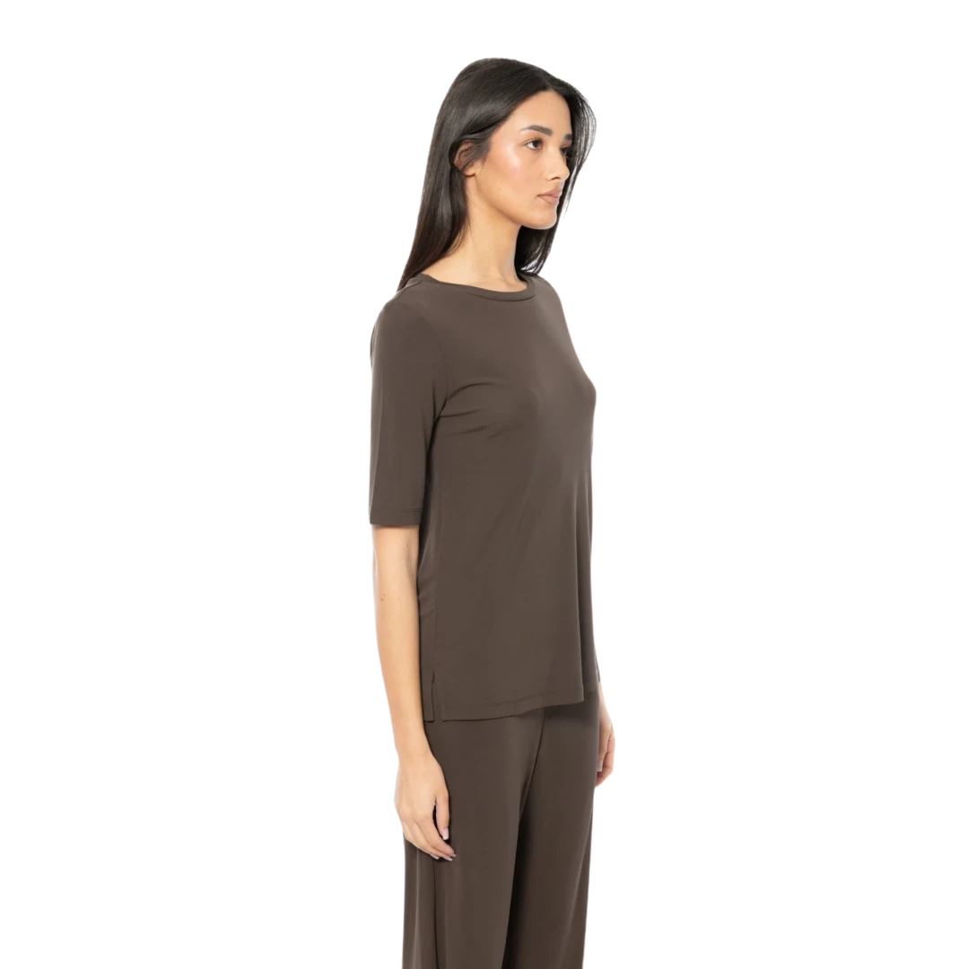 MM by Max Mara ŽENSKE HLAČE SMEĐA 52174