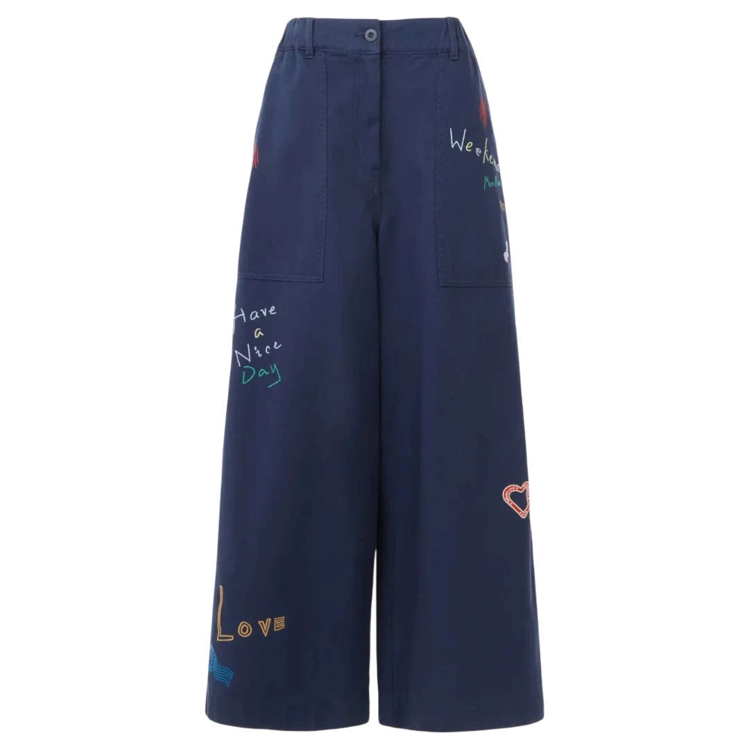 MAX MARA ŽENSKE HLAČE PLAVA 44193
