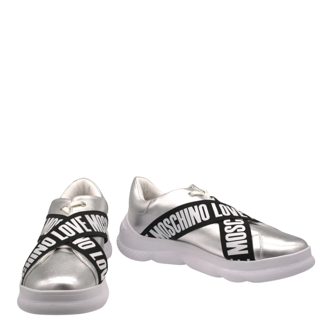 LOVE MOSCHINO ŽENSKE PATIKE SREBRNA 20462