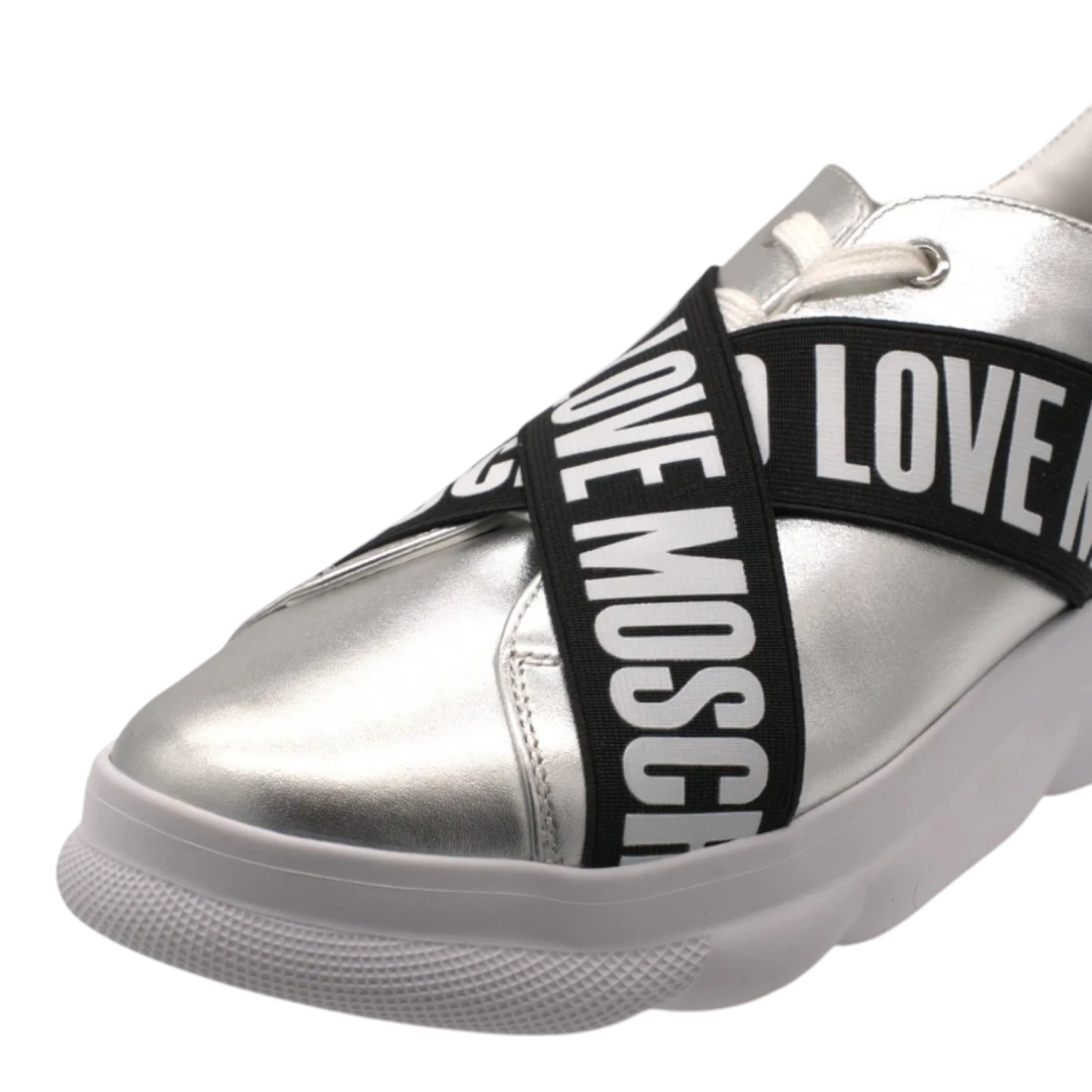 LOVE MOSCHINO ŽENSKE PATIKE SREBRNA 20462