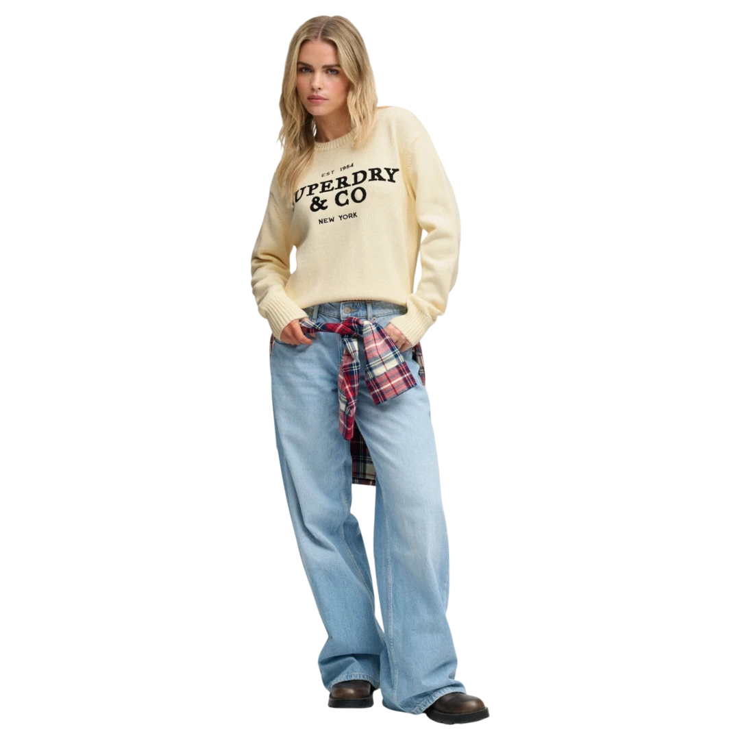 SUPERDRY ŽENSKI DŽEMPER BEŽ 53174
