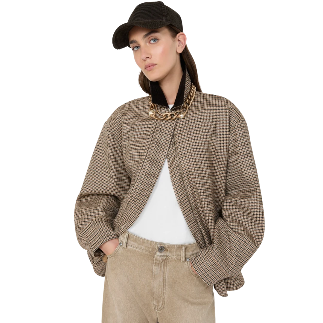 MAX MARA WEEKEND ŽENSKI KRATKI KAPUT SMEĐA 51956