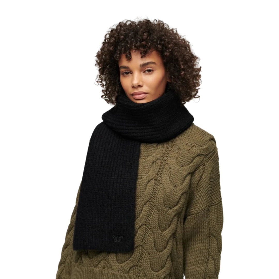 SUPERDRY ŽENSKI ŠAL CRNA 47674
