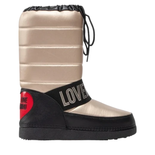 LOVE MOSCHINO ŽENSKE ČIZME SREBRENA