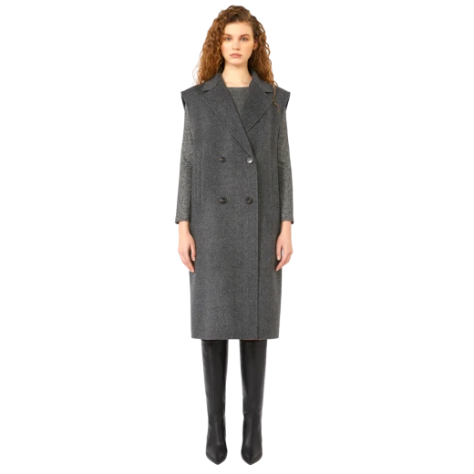 MAX MARA ŽENSKI KAPUT SIVA 44158