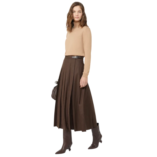 MAX MARA ŽENSKA SUKNJA SMEĐA 44179