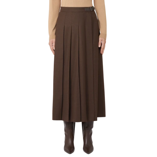 MAX MARA ŽENSKA SUKNJA SMEĐA 44179