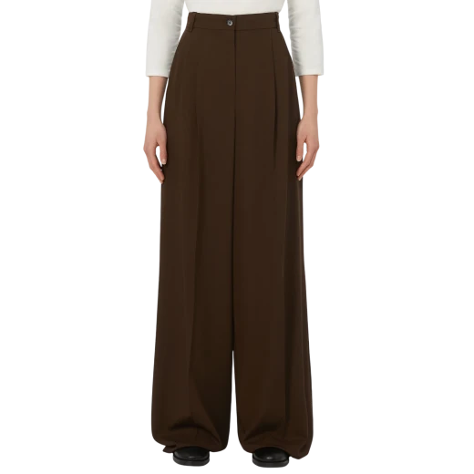 MAX MARA ŽENSKE HLAČE SMEĐA 44194